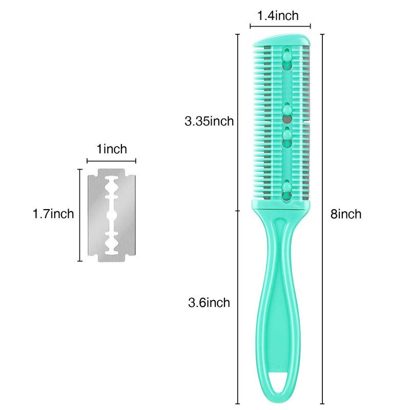 Maitys 3 Pcs Haircut Razor Comb Hair Cutting Comb with