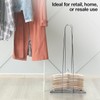 SSWBasics Chrome Clothing Hanger Holder (Fits 50-75 Hangers) – Lightweight