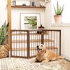 Giantex Freestanding Dog Gate for Small Medium Dogs, 63" W