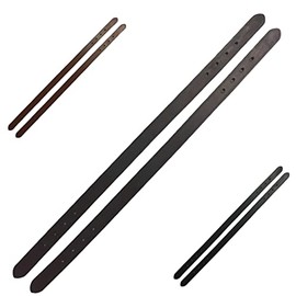 Majestic Ally 2 Pcs Breakaway Halter Straps, Replacement Leather headpiece (Crown piece) for Breakaway Headcollar (Brown)