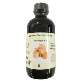 OliveNation Caramel Flavor Fountain, Low Sugar Flavoring for Beverages, Ice Cream, Soda, Baked Goods, Gluten Free, Kosher - 8 ounces