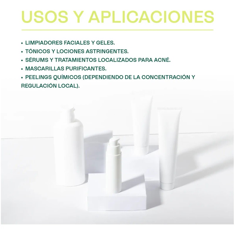Acido Salicilico Usp Cosmetico Exfoliante Anti Acne 100