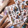 Auguro Black Girls Scrapbooking Stickers 400 Pre-Cut Washi Stickers