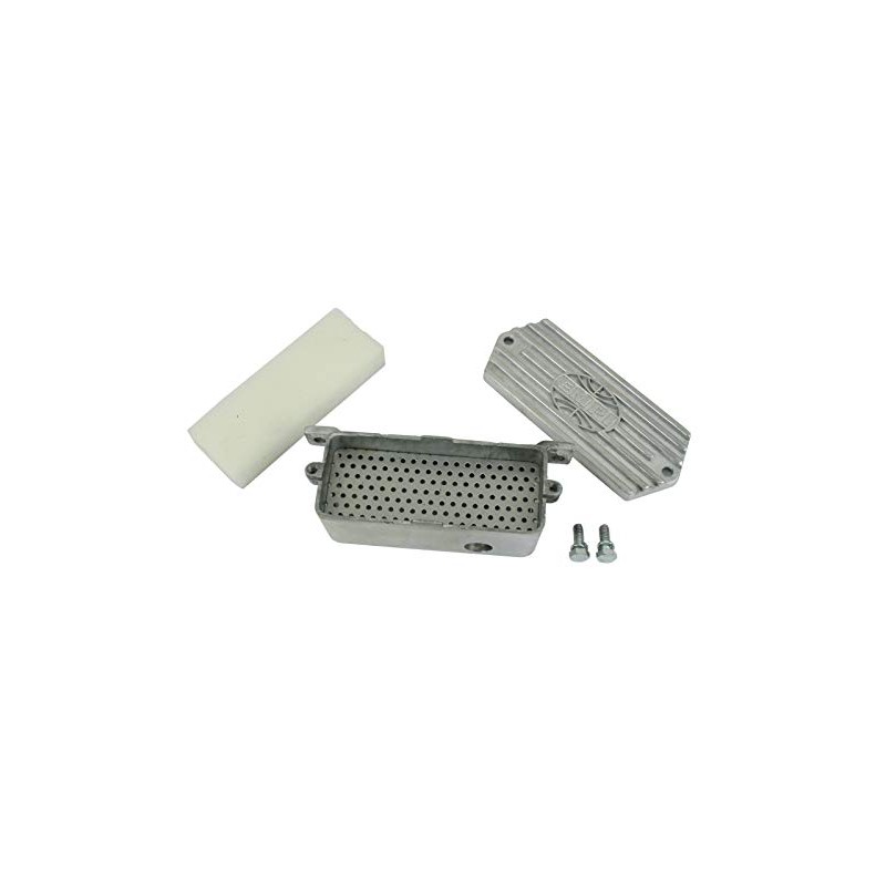 Cast Aluminum Breather System, with Valve Cover Vents, Compatible with