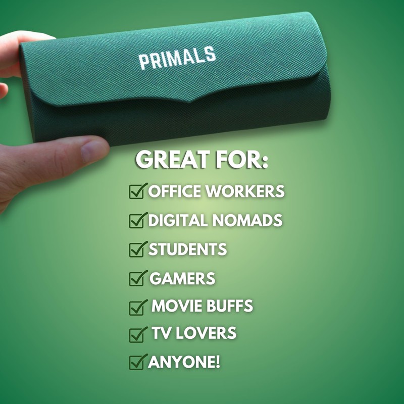 PRIMALS Blue Light Blocking Glasses - Extra Strength - Blocks