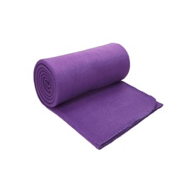 Luxury Fleece Blanket ,Colour: purple, Size: 130 x 170 cm, quality: 220 g/m² by Betz