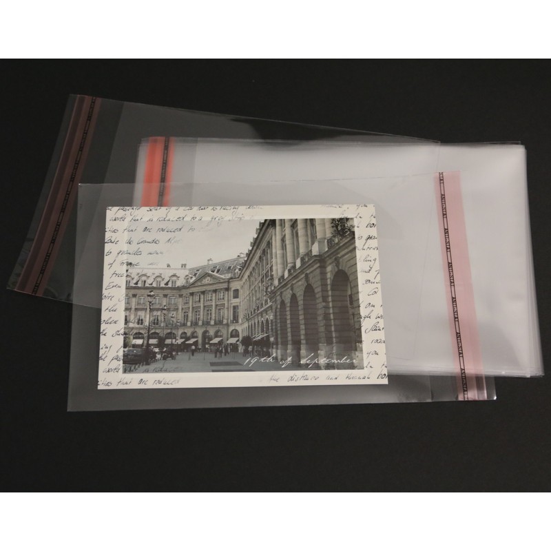 50 Pcs B6 A6 °C6 Cases Transparent for 3D postcards