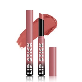 Matte Lipstick, Velvet Rose Nude Lip Stick Crayon Pencil, Waterproof Long Wear Lipstick 24 Hour High Pigmented, Smudge-proof Non-stick Hydrating Natural Lipgloss Christmas Makeup gift for Women-02