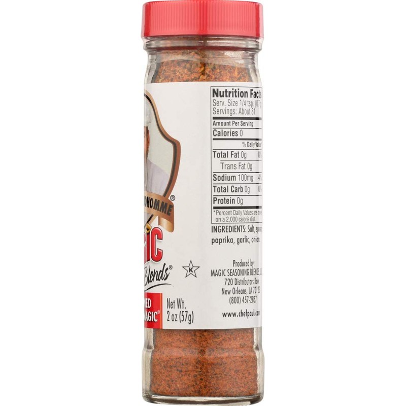 Chef Paul Blackened Redfish Magic Seasoning, 2 oz