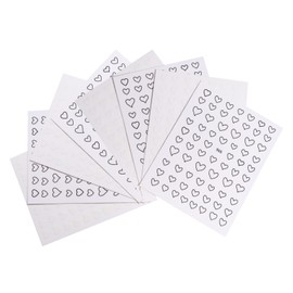 TOVINANNA 8 Sheets Heart Shape Nail Art Decals Stylish Women Manicure Stickers for Weddings Valentine Day and Birthday Parties Easy to Apply Nail Decorations
