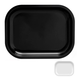 tlhaoa Tray Metal Rolling Tray (Black, 7" x 5.5")