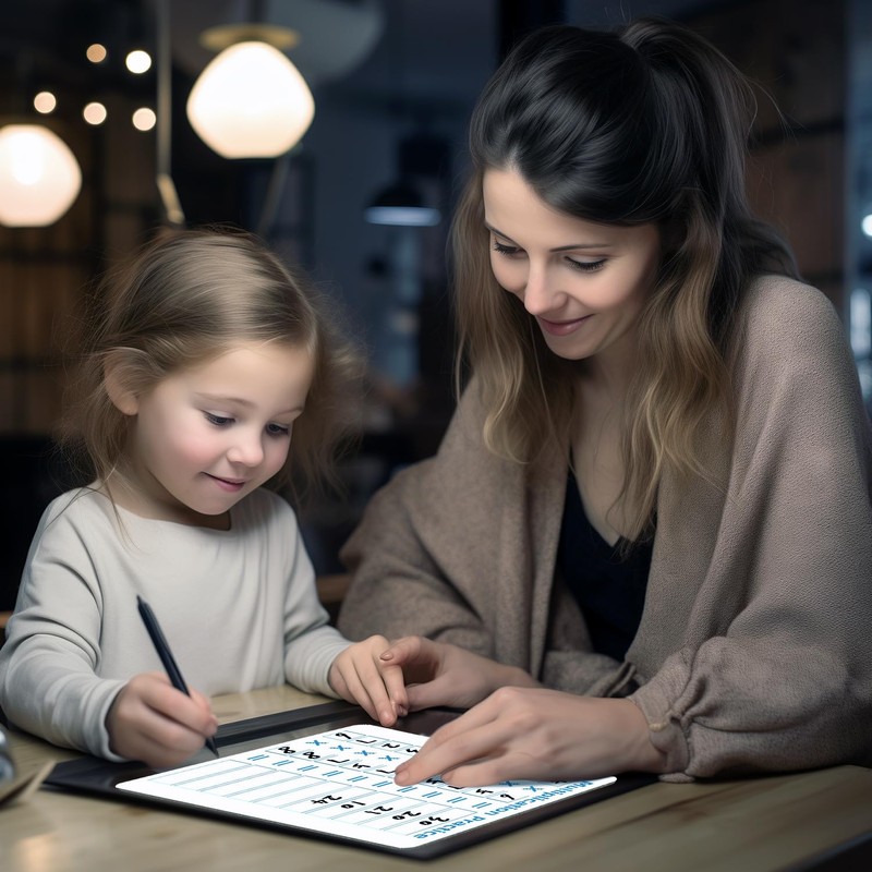 Multiplication Chart Whiteboard - Double-Sided Times Table, 9" x 12"