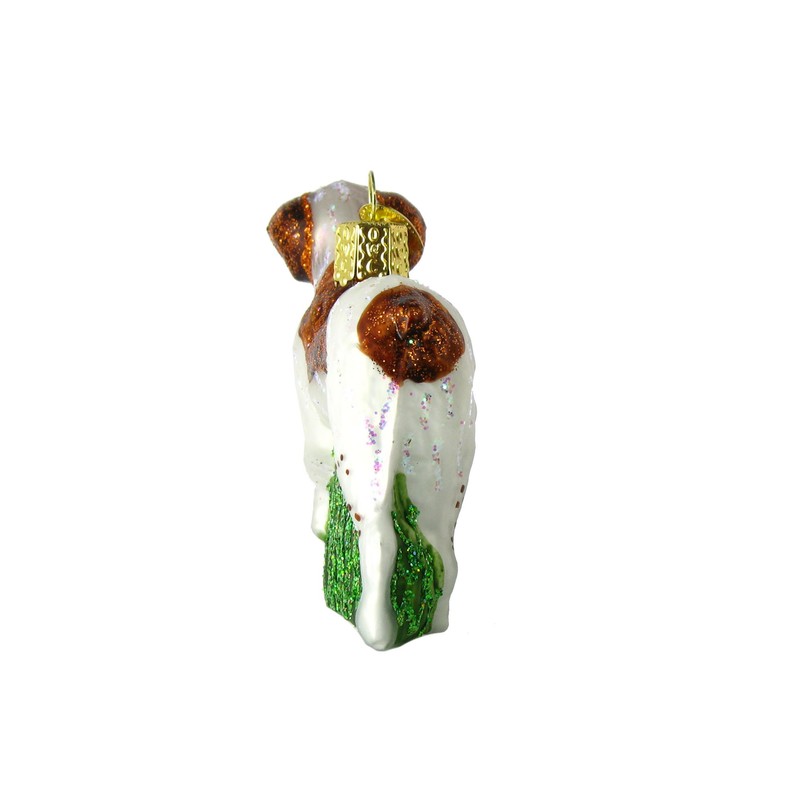 Old World Christmas Ornaments Brittany Spaniel Glass Blown Ornaments for