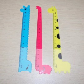 Unbranded 3pcs Cute Animal Cartoon Ruler Back to School Stationery Measuring Tool