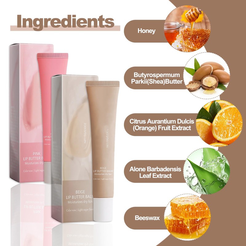 Lip Butter Balm, Conditioning Lip Mask for Instant Moisture,Lip Balm