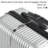 TOP-VIGOR Security Steel Cable 2.5mm x 1m Coated Security Wire