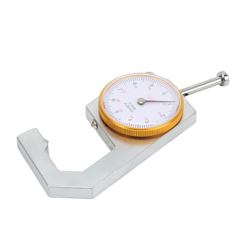 Thickness Gauge Micrometer Meter Cone Head 0‑20mm 0.1mm Resolution Measuring