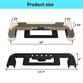 Wdwlbsm 1PCS Framing Tools 16 Inch Stud Layout Tool, Framing Spacing Tool, Wall Stud Framing Tool Precision Measurement Jig Tool