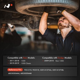 A-Premium Spare Tire Wheel Winch Carrier Hoist Compatible with Dodge Ram 1500 2009-2010 Ram 1500 2011-2018 1500 Classic 2019 925-510