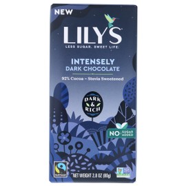 Lilys Chocolate Stevia Sweetened Dark Chocolate, 2.8 OZ