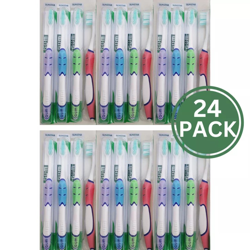 GUM 517P GUM Technique Sensitive Care Toothbrush, Compact, Ultra Soft