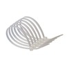 100mm x 2.5mm White Heavy Duty Nylon Cable Ties :