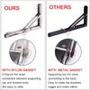 YUMORE Folding Shelf Brackets 8", Max Load: 300lb Heavy Duty