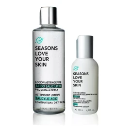 Seasons Love Your Skin 3en1 Shampoo Facial Equilibrante 120ml + Loción Astringente