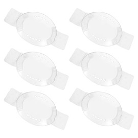 Tucnoeu 6 protectores oculares para cirugía de cataratas, parches oculares médicos para hombres y mujeres, parches oculares de plástico para la...    