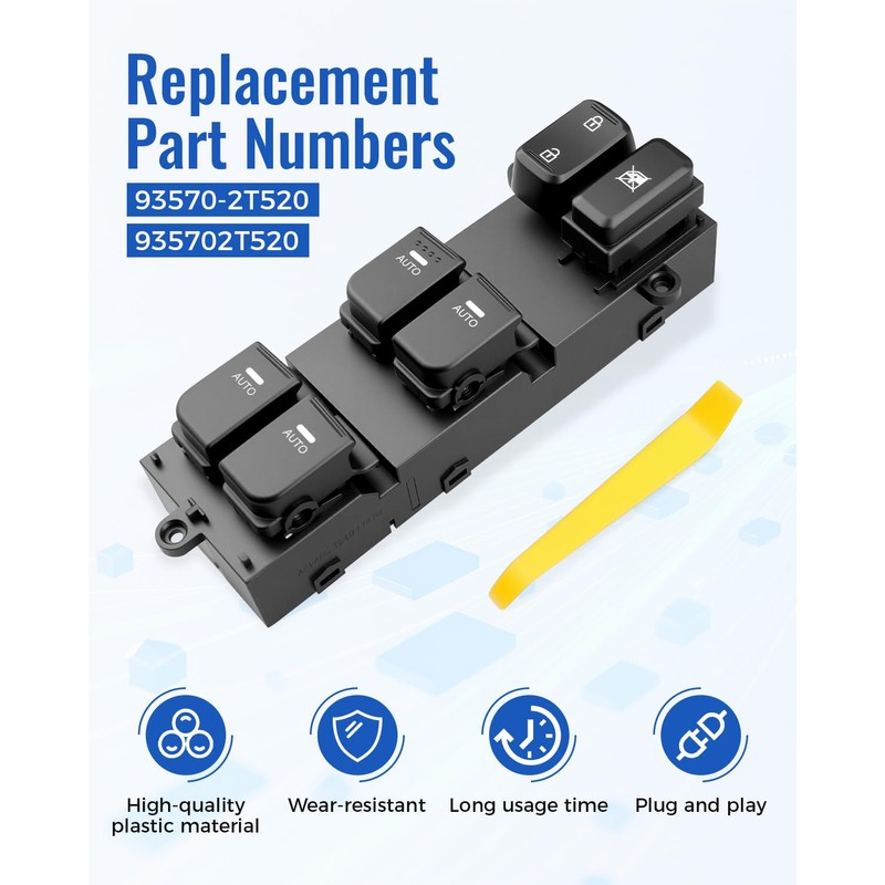 Driver Side Power Window Switch Fit for Kia Optima K5
