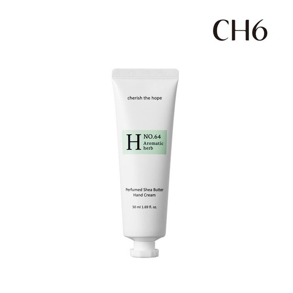 CH6 Perfumed Shea Butter Hand Cream 50ml, 1 Aromatic Herb