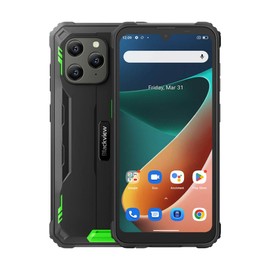 Blackview 2023 Shatterproof Phone BV5300 Smartphone Shatterproof Android 12 7GB+32GB/TF-1TB 6580mAh 6.1" HD+ 13MP Camera IP68/IP69K Shockproof Waterproof Dual SIM/Face ID/OTG/GPS