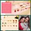 Tomovely 20 Pairs Christmas Earrings for Women Xmas Holiday Stu