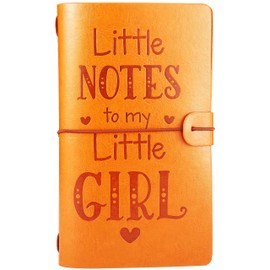 FYSIA Daughter Gift-Baby Journal Gift Shower for Daughter-Little Notes to My Little Girl-Baby Girl Keepsake-Mother to Daughter Gift-Refillable Photo Diary Journal-Memory Notebook Gift