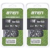 8TEN Semi Chisel Chainsaw Chain 18 Inch .050 3/8 64DL