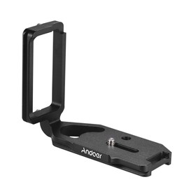 Andoer L Shape QR Quick Release Plate Camera Bracket Aluminum Alloy for Nikon D850