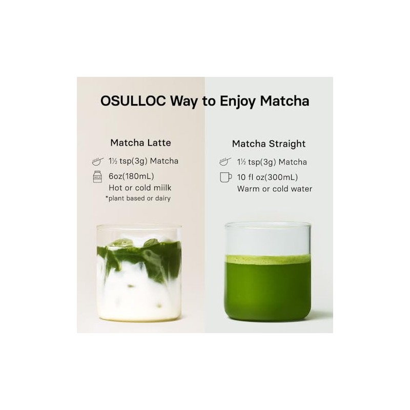 Osulloc Polvo de matcha premium OSULLOC (sin azúcar), té verde