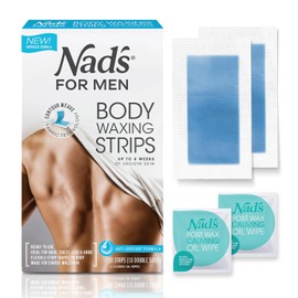 Nad's for Men Hair Removal Strips, 20 Count