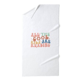 CafePress All The Cool Kids are Reading 30"x60" Absorbent Cotton Back, Soft Beach, Pool Towel