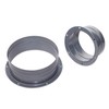 TiCoast Straight Pipe Flange Metal Zinc Plated Duct Connector Flange