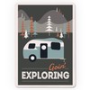 Lantern Press Goin' Exploring, Retro Camper (52 Playing Cards, Poker