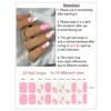 UV Gel Nagelfolie, 20 pcs Rosa Donut Nagelfolien Selbstklebend für