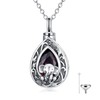 LEECCI Elephant Urn Necklace for Ashes 925 Sterling Silver keepsake