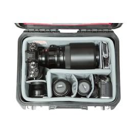 SKB Cases iSeries 1309-6 Case with Think Tank Designed Photo Dividers, Black (3i-1309-6DT)