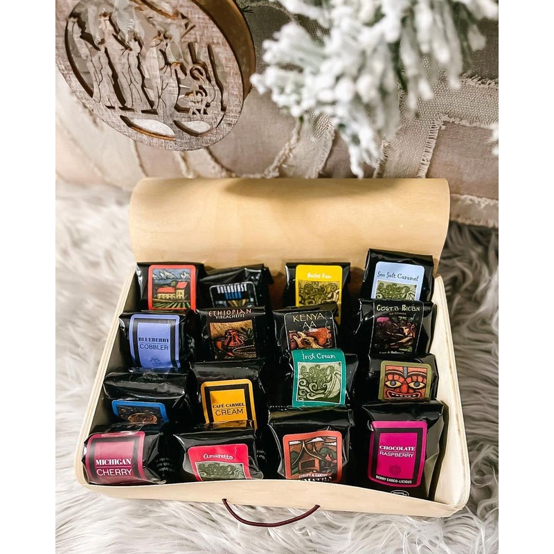 Taste of Coffee Beanery, Gourmet Coffee Gift Basket, 12 One