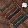 WOCCI 26mm Old-fashioned Watch Band for Men, Top Grain Leather,