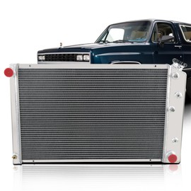 Tepilauda 3 Row Aluminum Radiator Compatible with 1970-1987 Chevy/GMC C/K/G-Series C10 C20 C25 C30 C3500 K10 K20 Nova Camaro Blazer 1971 1972 1973 1975 1980 1983 1985 radiators