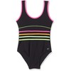 Haute Pression Girls Swimming Costume, black