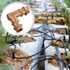 20 Packs 1/2 Inch Barbed Connector Plastics Drip Irrigation Barbed