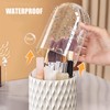 MONBEHJKA Make Up Brush Storage 360° Rotating Organiser Make-Up 5